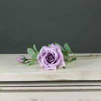 Artificial Silk Tintagel Spray Rose - Lavender
