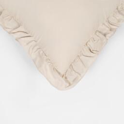Pack Of Linen Frill Cushion Covers - Neutral / 2 - thumbnail 4