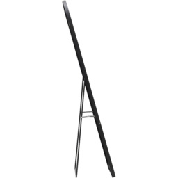 Freestanding Arched Metal Full Length Mirror - Black - thumbnail 2