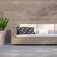 Geometric Animal Print Outdoor Cushion - Pink / 60cm - thumbnail 1