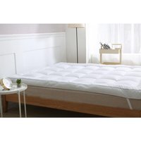 4inch Microfibre Mattress Topper  - White / Single - thumbnail 1
