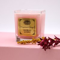 Natural Soybean Candles Pomegranate Bliss - Pink - image 1
