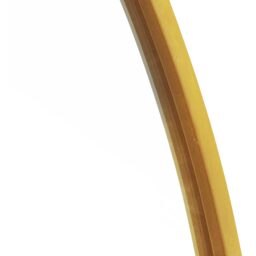 The Circulus Gold Flat Bottom Circular Wall Mirror - Gold / 100cm - thumbnail 5