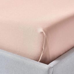 1000 Thread Count Egyptian Cotton Flat Sheet Satin Feel - Moonlight Beige / Single - thumbnail 2