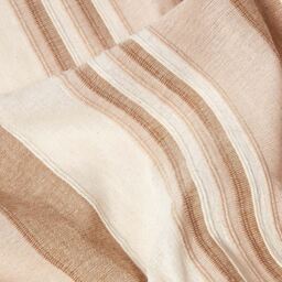 Cotton Morocco Striped Beige Throw - Beige / 360cm - thumbnail 4