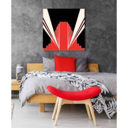 Scarlet - Wrapped Canvas Graphic Art Print - Red / 51cm / 77cm - thumbnail 2