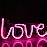 Love Neon Light Signs - Pink - image 1