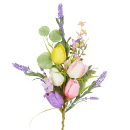 Tulips Garden Branch - Multicolour - thumbnail 3