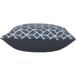Art Deco Geometric Print Outdoor Cushion (Set of 2) - Grey - thumbnail 3