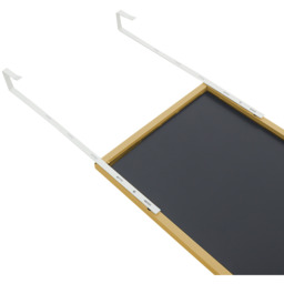 Rectangular Over-Door Mirror with Adhesive Wall Hooks and Stickers - White / 4.2kg - thumbnail 5