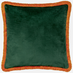Odisha Scene Printed Velvet Cushion Cover - Multicolour - thumbnail 4