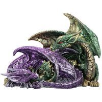 Precious Hoard Dragon Family Figurine - W20cm - thumbnail 1