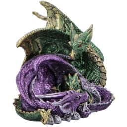 Precious Hoard Dragon Family Figurine - W20cm - thumbnail 2