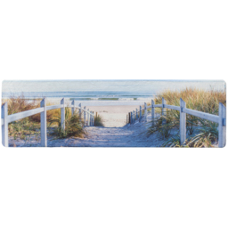 Path to the beach at baltic sea Designer Runner Rug - Blue - thumbnail 2