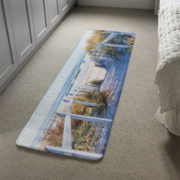 Path to the beach at baltic sea Designer Runner Rug - Blue - thumbnail 4