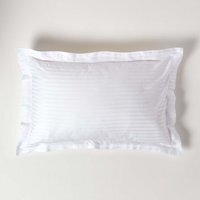 330 Thread Count Egyptian Cotton Oxford Pillowcase - White