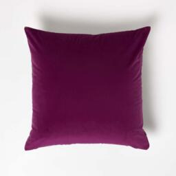 Klimts Italian Garden Filled Velvet Cushion - Pink - thumbnail 3