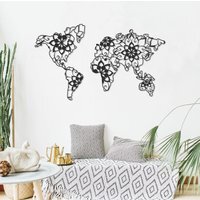 Mandala  Wall Art Metal Decorative Object - Black - Black - thumbnail 1