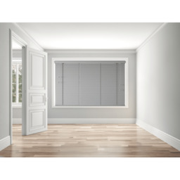 Real Wood Tape Venetian Blinds - Grey / 120cm / 45cm - thumbnail 5