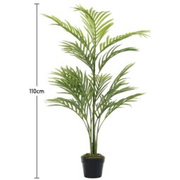 Livingandhome Artificial Bamboo Palm Tree - Green / 110cm - thumbnail 5