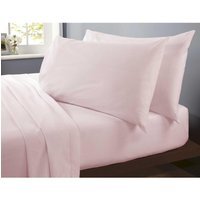180 Thread Count Microfibre Sheet Set - Pink / King