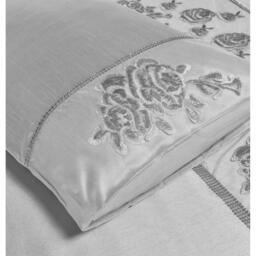 Amara Duvet Cover Set - Silver / Double - thumbnail 5