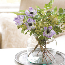 Artificial Single Sea Holly Flower Stem L55cm - Green - thumbnail 3