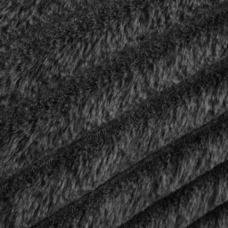 Plush Supersoft Jumbo Cord Ribbed Back Supporting Cushion - Black - thumbnail 3