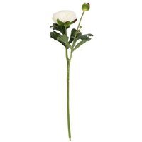 Artificial Silk Rannunculus 38 cm - Cream