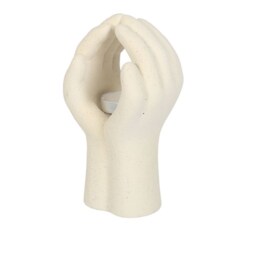Praying Hands Tealight Holder For Tranquil Spaces - Cream - thumbnail 3