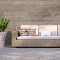 Egyptian Mythelogical Drawings Outdoor Cushion - Brown / 60cm - thumbnail 1
