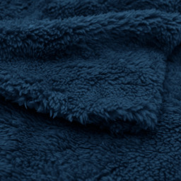 Teddy Navy Soft Cosy Thermal Fleece Duvet Set - Navy / King - thumbnail 2
