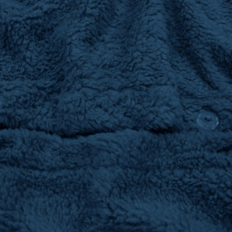 Teddy Navy Soft Cosy Thermal Fleece Duvet Set - Navy / King - thumbnail 3