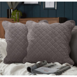 Premium Cotton Velvet Luxury Cushion - Mink - thumbnail 4
