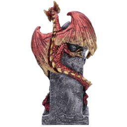 Light of the Dragon Tealight Holder - Red - thumbnail 5