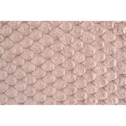 Lush Faux Rabbit Fur Throw - Blush / 152cm - thumbnail 3