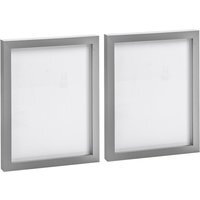 "Photo Frames - 8x10"" - Pack of 2 - Grey" - image 1