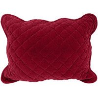 Premium Rich Cotton Velvet Luxury Cushion - Red