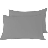 Basics Pillowcase Pair - Grey