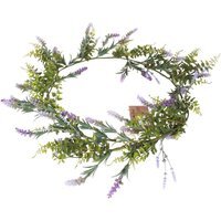 Artificial Lavender 6ft Garland Decoration - Purple - thumbnail 1