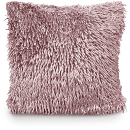 Shaggy Chenille Cushion - Cream - thumbnail 2