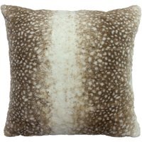 Fawn Faux Fur Cushion - Multicolour / Polyester - image 1
