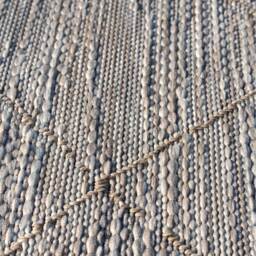 Trellis Flat Weave Outdoor Rug - Beige / 170 x 120cm - thumbnail 4