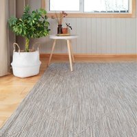 Trellis Flat Weave Outdoor Rug - Beige / 170 x 120cm