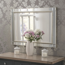 Venetian Champagne Wall Mirror Bevelled - Champagne / 90.5cm / 65cm - thumbnail 3