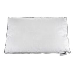 Homescapes Super Microfibre Damask Pillow - White - thumbnail 5