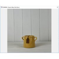 Classic Burnt Yellow For You Pot - Mustard