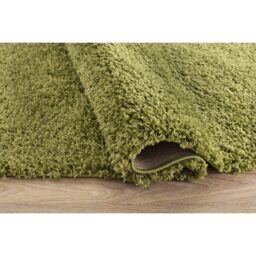 Desire Rugs Plain Living Room Fluffy Shaggy Area Rugs - Green / 60x110 - thumbnail 4
