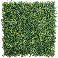 Artificial Boxwood Topiary - Green & Yellow