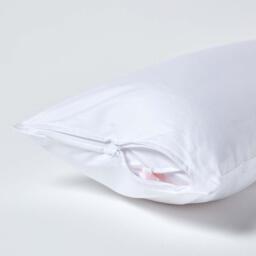 1000 Thread Count Egyptian Cotton Housewife Pillowcase - White / 74cm / 48cm - thumbnail 3